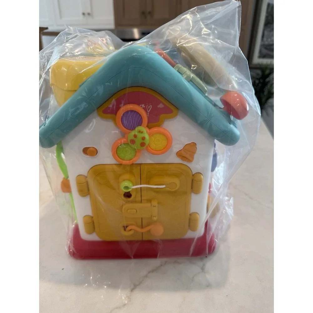 New Toddler Activity Center Busy Board Learning Toy Multi-Sided Sensory
